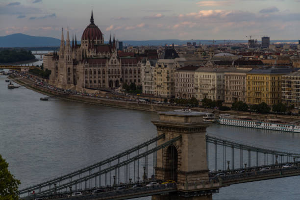 istock Budapest Parliament and Danube evening view. 1215795539