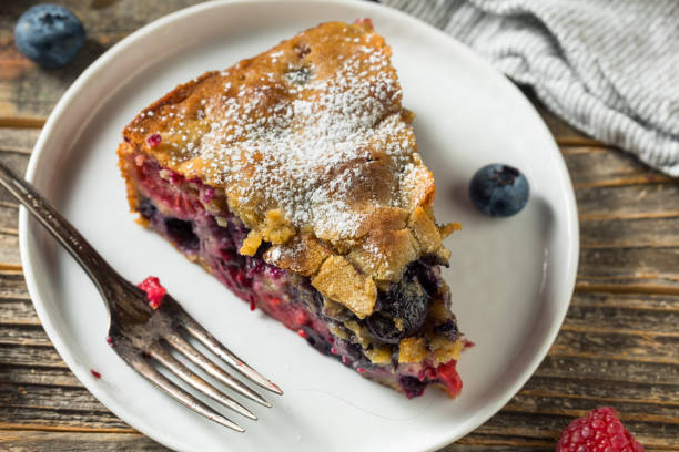 istock Homemade Summer Berry Buckle Cake 1215797318