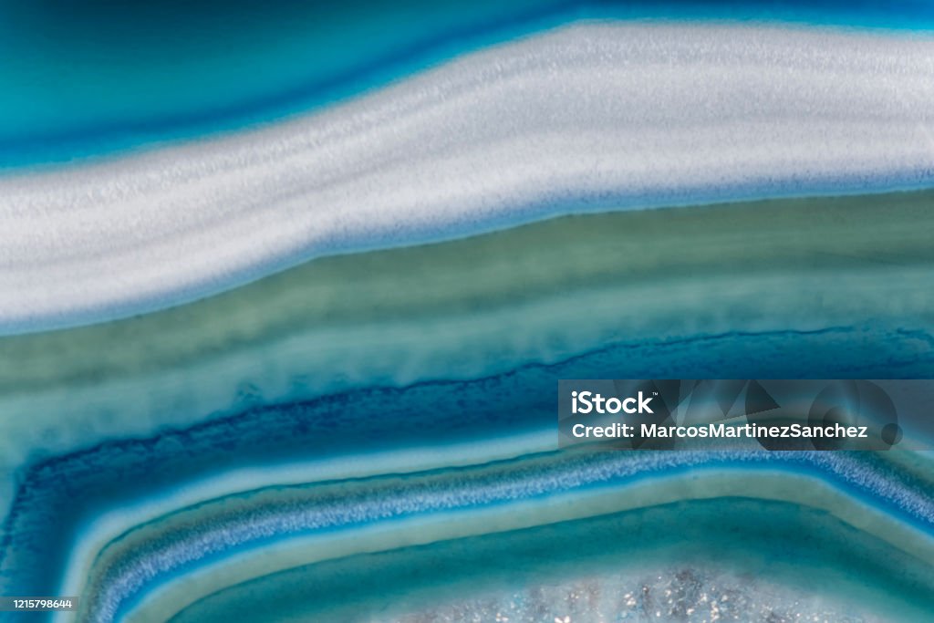 Wallpaper - Texture - Blue Agate Nature Stock Photo