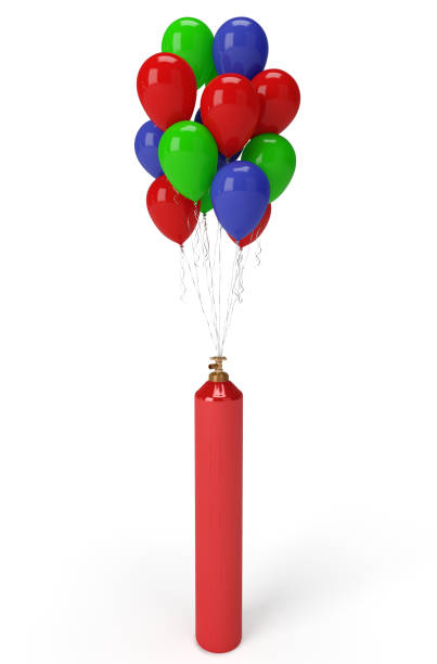 istock Ballon with helium Cylinder 1215802943