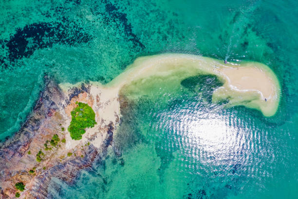 istock Phuket beach aerial view from above in Thailand 1215802970