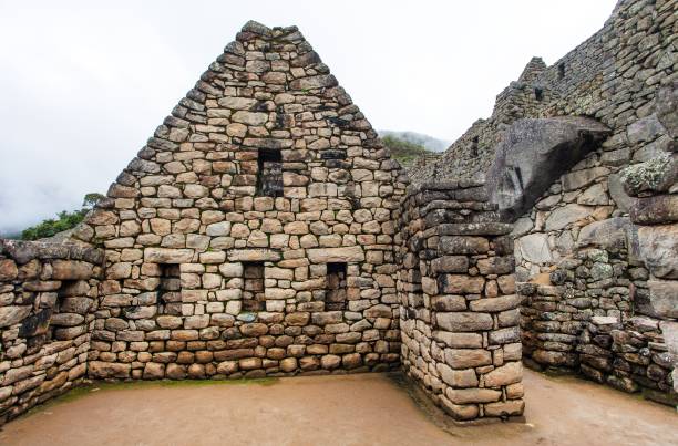 istock Machu Picchu, detail from peruvian inca town 1215804803