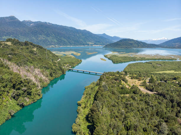 istock Petrohue river mouth in southern Chile 1215808941