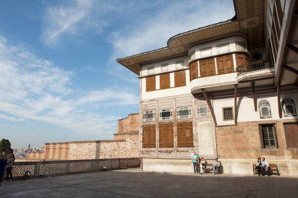 View from the sea of the Topkapi Palace.