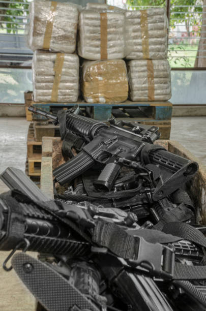 Cocaine warehouse Illegal drug production Trafficking stock pictures, royalty-free photos & images