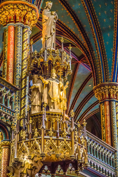 istock Notre Dame Cathedral in Montreal in Canada 1215830701