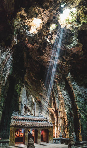 istock Marble mountains views in Danang, Central Vietnam 1215833246