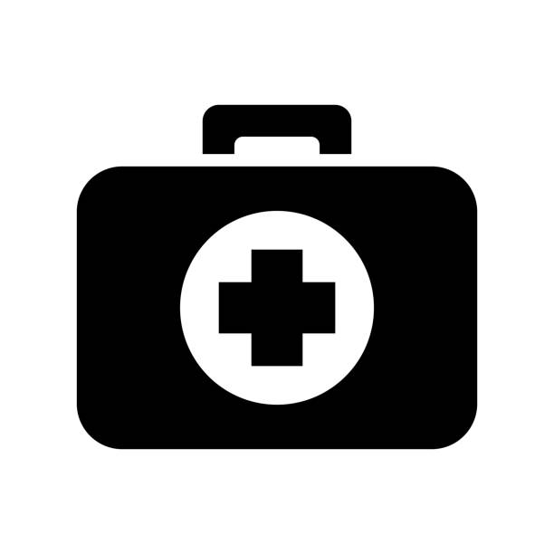 의학 응급 처치 키트 - first aid kit stock illustrations