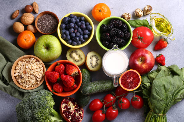 istock products mix for healthy eating 1215835629