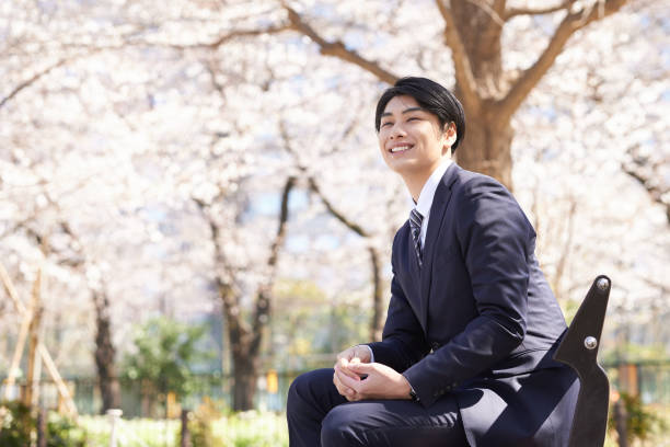 istock A Japanese male businessman 1215835820