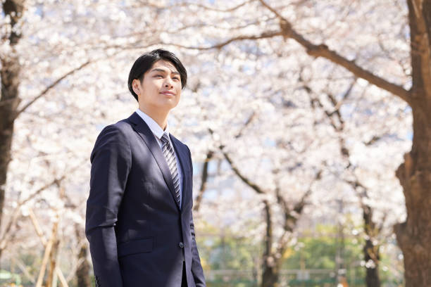 istock A smiling Japanese businessman 1215835835