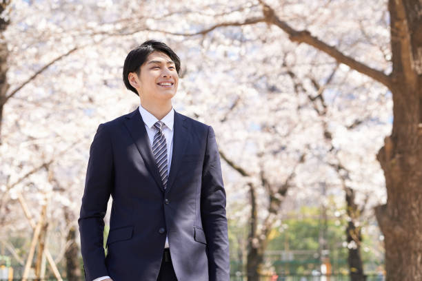 istock A smiling Japanese businessman 1215835860
