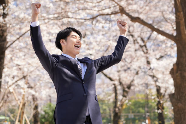 istock A smiling Japanese businessman 1215835888