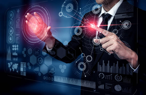 istock Big Data Technology for Business Finance Concept. 1215837539