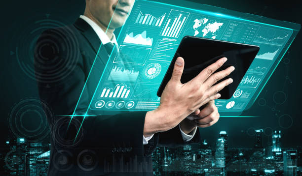 istock Big Data Technology for Business Finance Concept. 1215837648