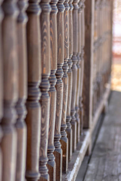 istock Balusters of the veranda 1215845254