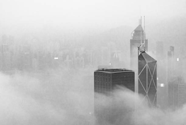 Aerial view to Chicago downtown.\nIllinois, USA
