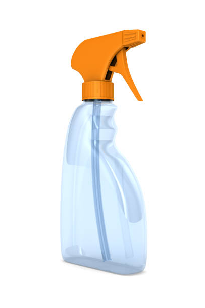 istock transparent airbrush on white background. Isolated 3d illustration 1215858572