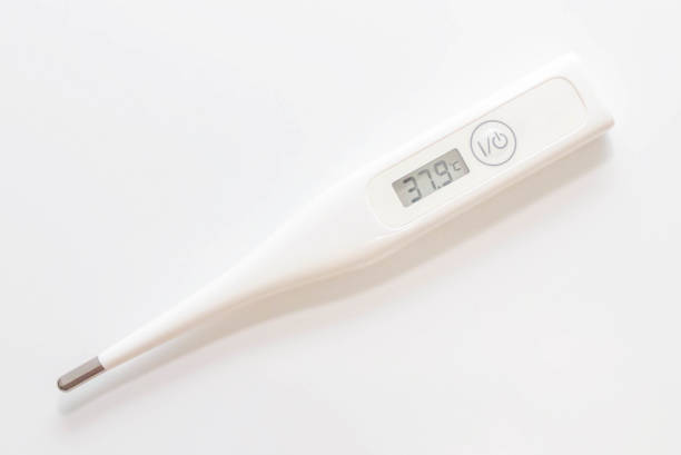 Digital thermometer for measuring fever, illness