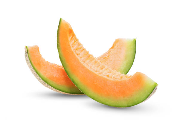 istock cantaloupe melon isolated on white background . full depth of field 1215863022