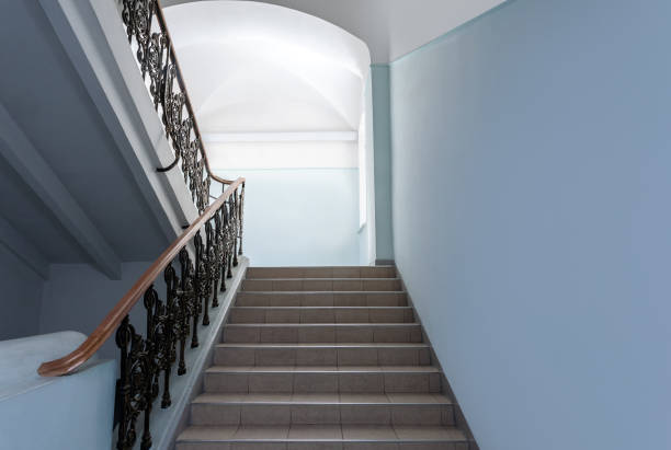istock The renovated staircase i 1215863321
