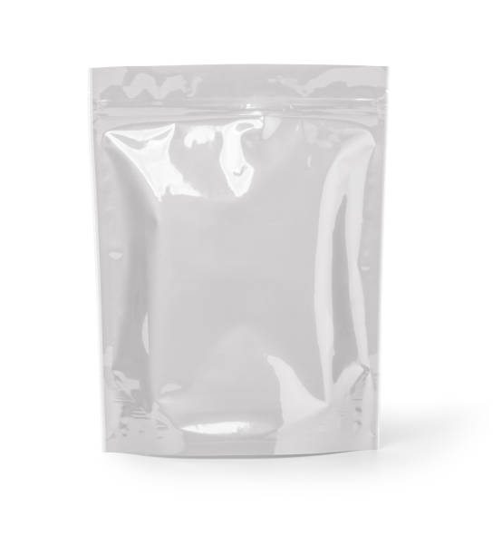 istock Mockup Stand Up Blank Bag 1215863499