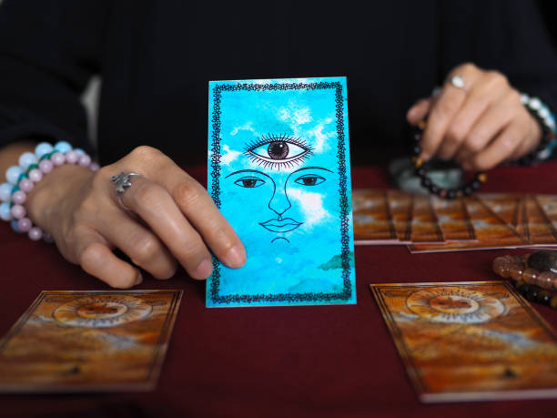 istock tarot card reading third eye fortune teller astrologer divination selected focus 1215869164