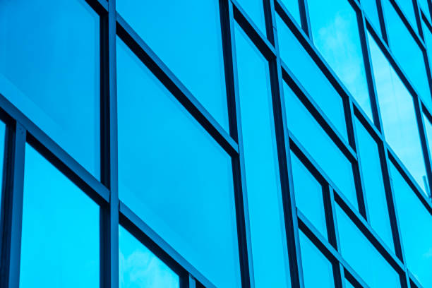 istock Colorful facade of modern building 1215878195