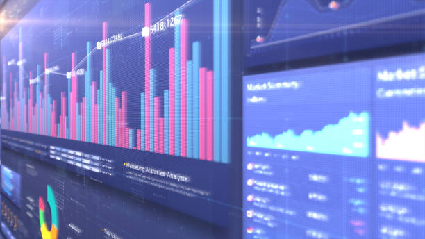 istock Business Infographic Screen Presentation 1215882334