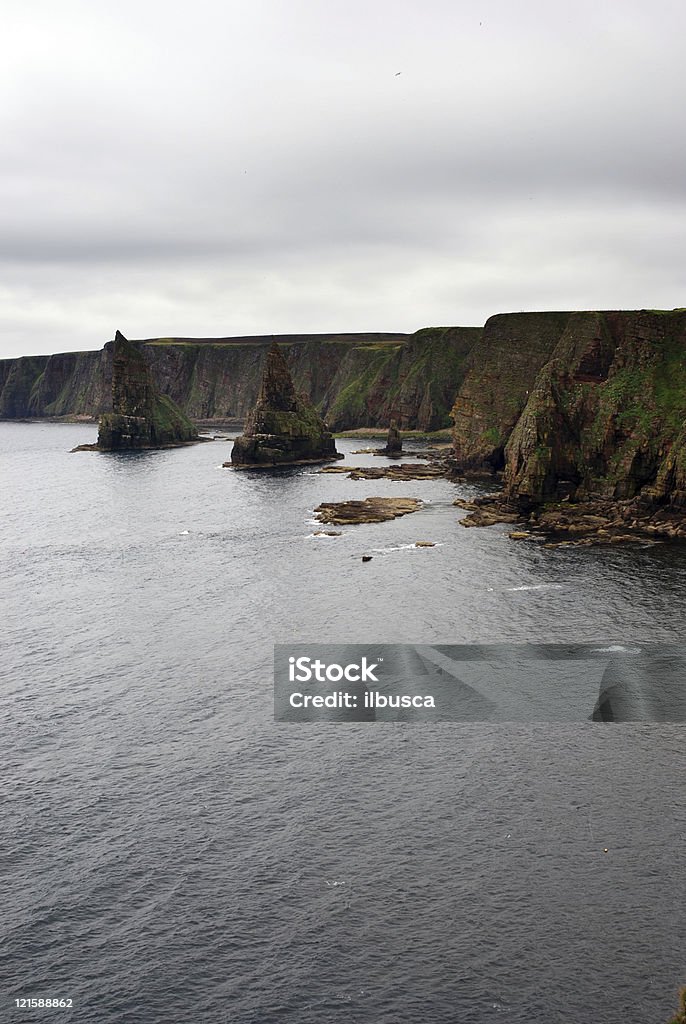 Cliffs of John O' Groats, Scotland Atlantic Ocean Stock Photo