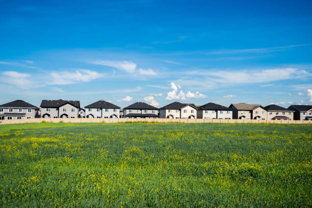 istock Beautiful houses in Canada 1215888677