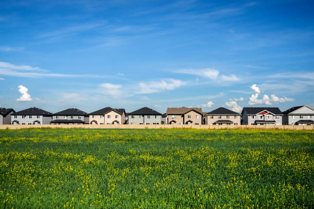 istock Beautiful houses in Canada 1215888695