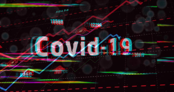 istock Global pandemic Covid-19 with chart 1215892812