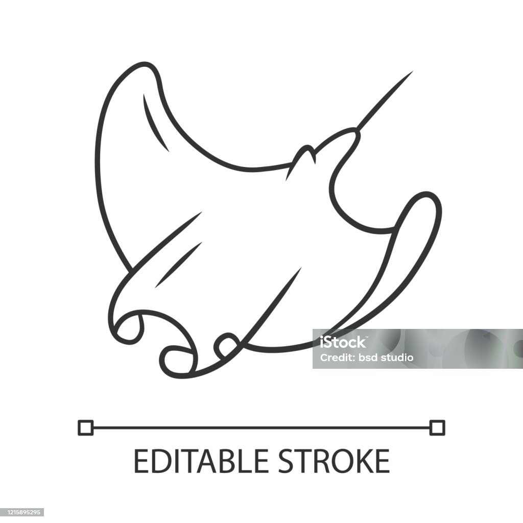 Ilustración de Icono Lineal De Patinaje Raya De Natación Animal Del Oceanario Rampa Eléctrica Criatura Submarina Peces Acuáticos Ilustración De Línea Fina Símbolo De Curva De Nivel Dibujo De Contorno Aislado Vectorial Ilustración de Icono Lineal De Patinaje Raya De Natación Animal Del Oceanario Rampa Eléctrica Criatura Submarina Peces Acuáticos Ilustración De Línea Fina Símbolo De Curva De Nivel Dibujo De Contorno Aislado Vectorial