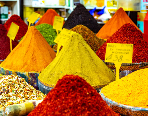 istock Colorful spice in grand bazaar ,Istanbul 1215895911