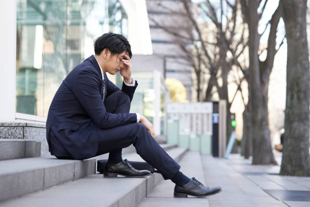 A Japanese male businessman