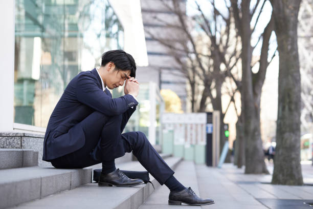 istock A Japanese male businessman 1215899371