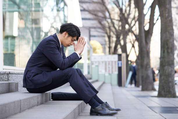 istock A Japanese male businessman 1215899375