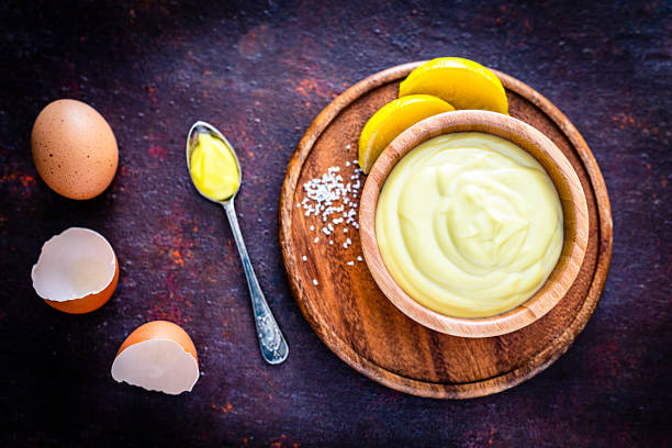 istock Preparing homemade mayonnaise 1215899950