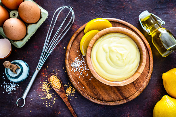 istock Preparing homemade mayonnaise 1215900629