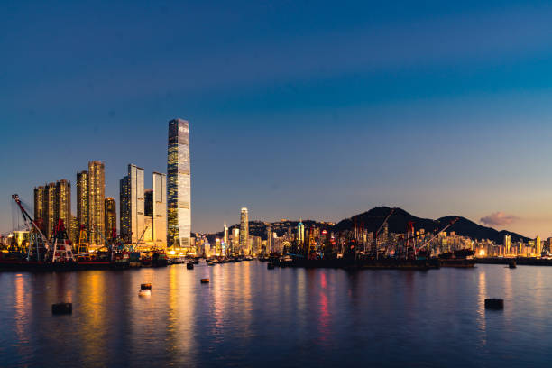 istock Yau Ma Tei typhoon shelter and West Kowloon 1215903969