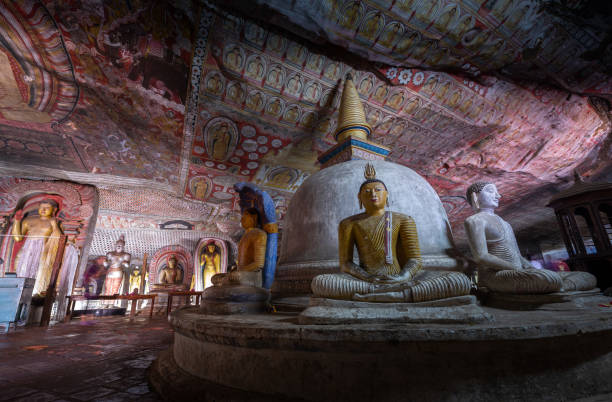 istock Dambulla cave temple in Dambulla, Sri Lanka 1215907626