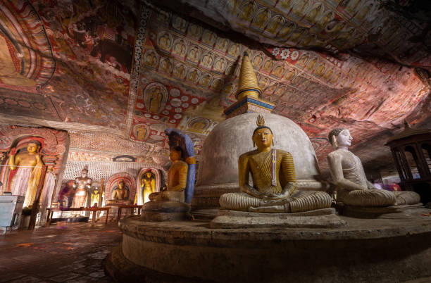istock Dambulla cave temple in Dambulla, Sri Lanka 1215907632