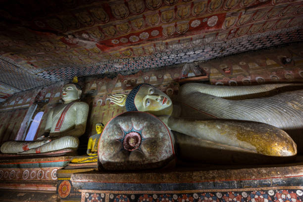 istock Dambulla cave temple in Dambulla, Sri Lanka 1215907642