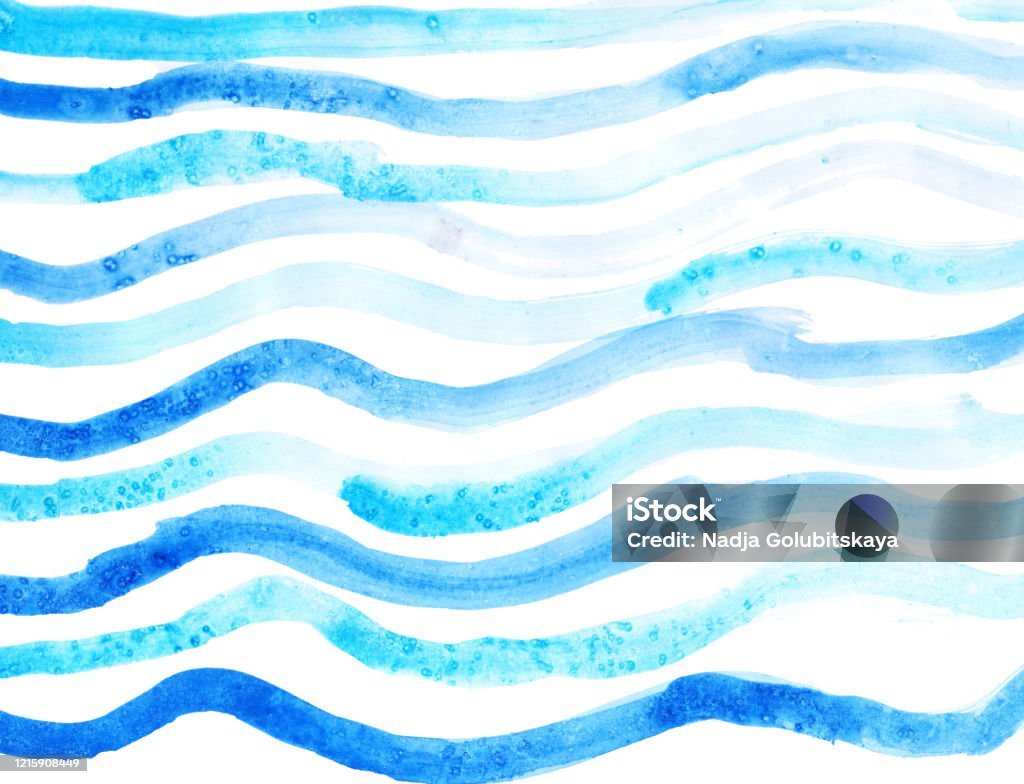 Nền Sóng Trừu Tượng Màu Xanh Gradient Ocean Lượn Sóng Dòng Trên ...