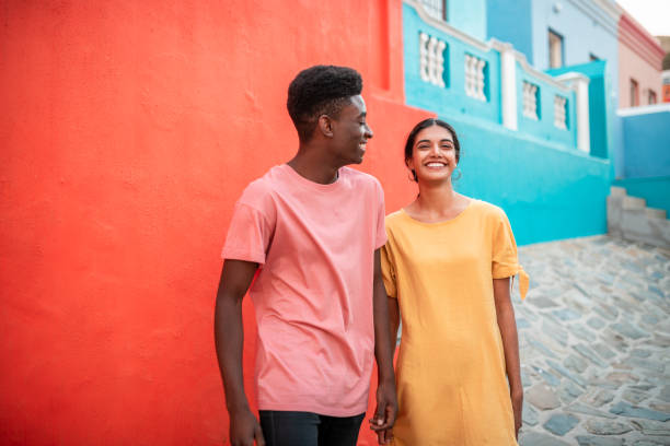 istock Young smiling couple. 1215910750