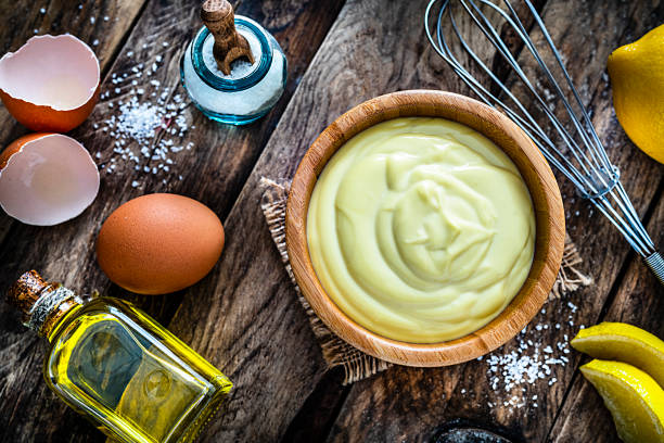 istock Homemade mayonnaise 1215914103