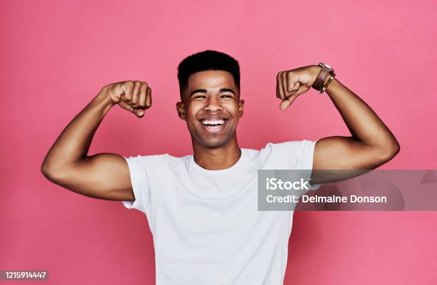 Are You Checking Me Out Stock Photo - Download Image Now - Men, Strength, Flexing Muscles