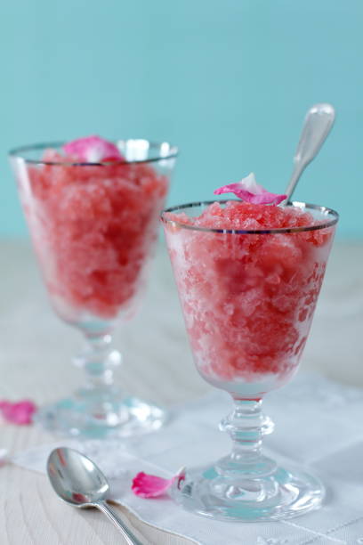 istock cold drink with roses, fresh and delicious 1215917859