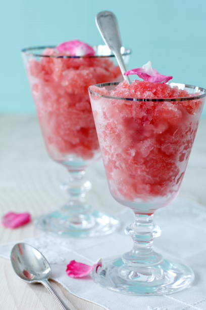 istock cold drink with roses, fresh and delicious 1215918021